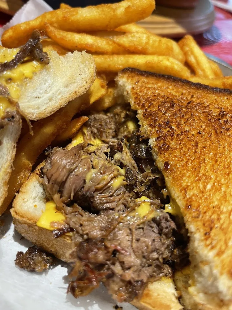 Grilled Cheese with Brisket