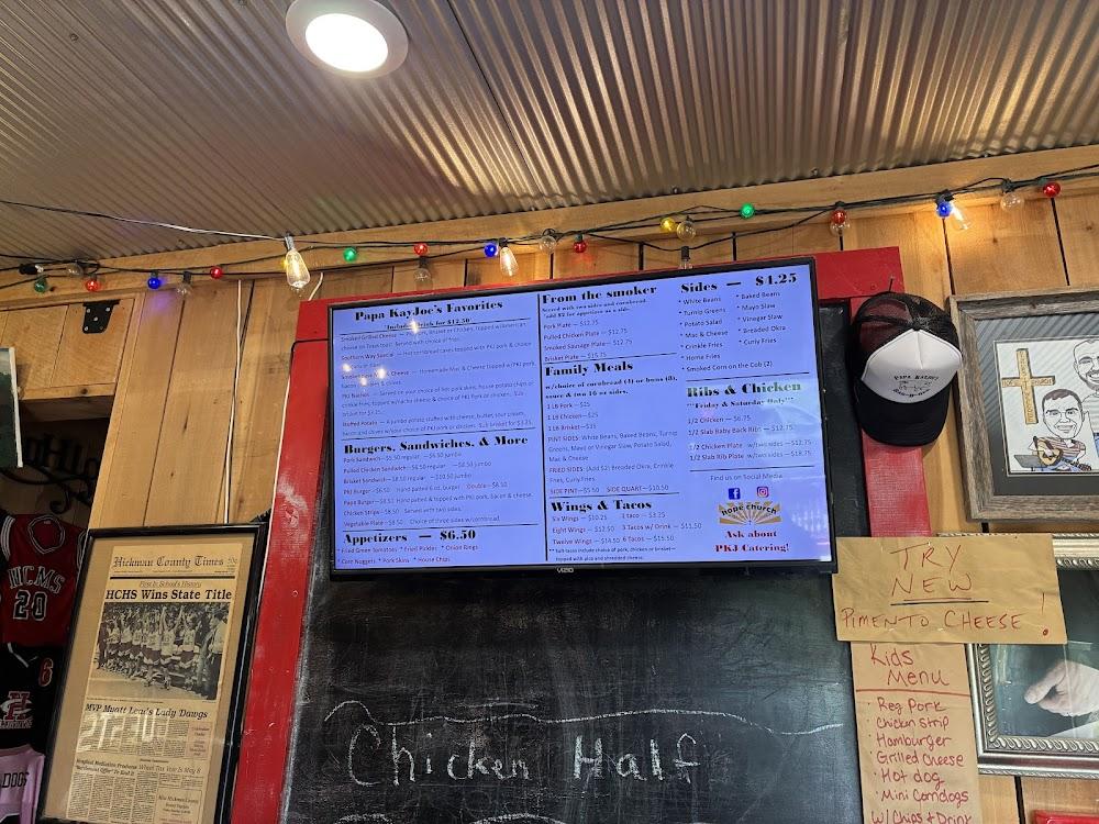 Papa Kayjoe's Bar B Que Menu image 2